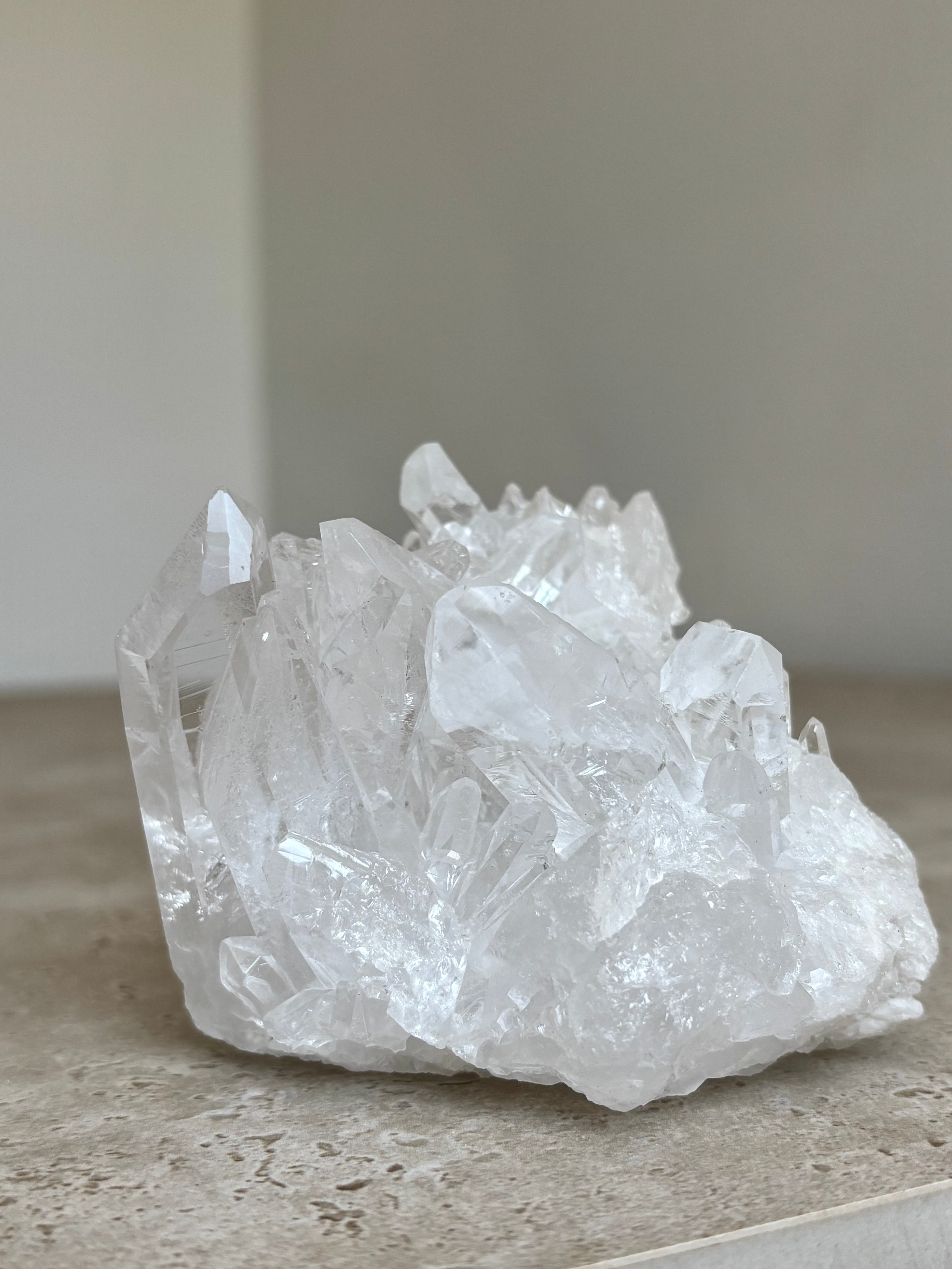 Bergkristal cluster