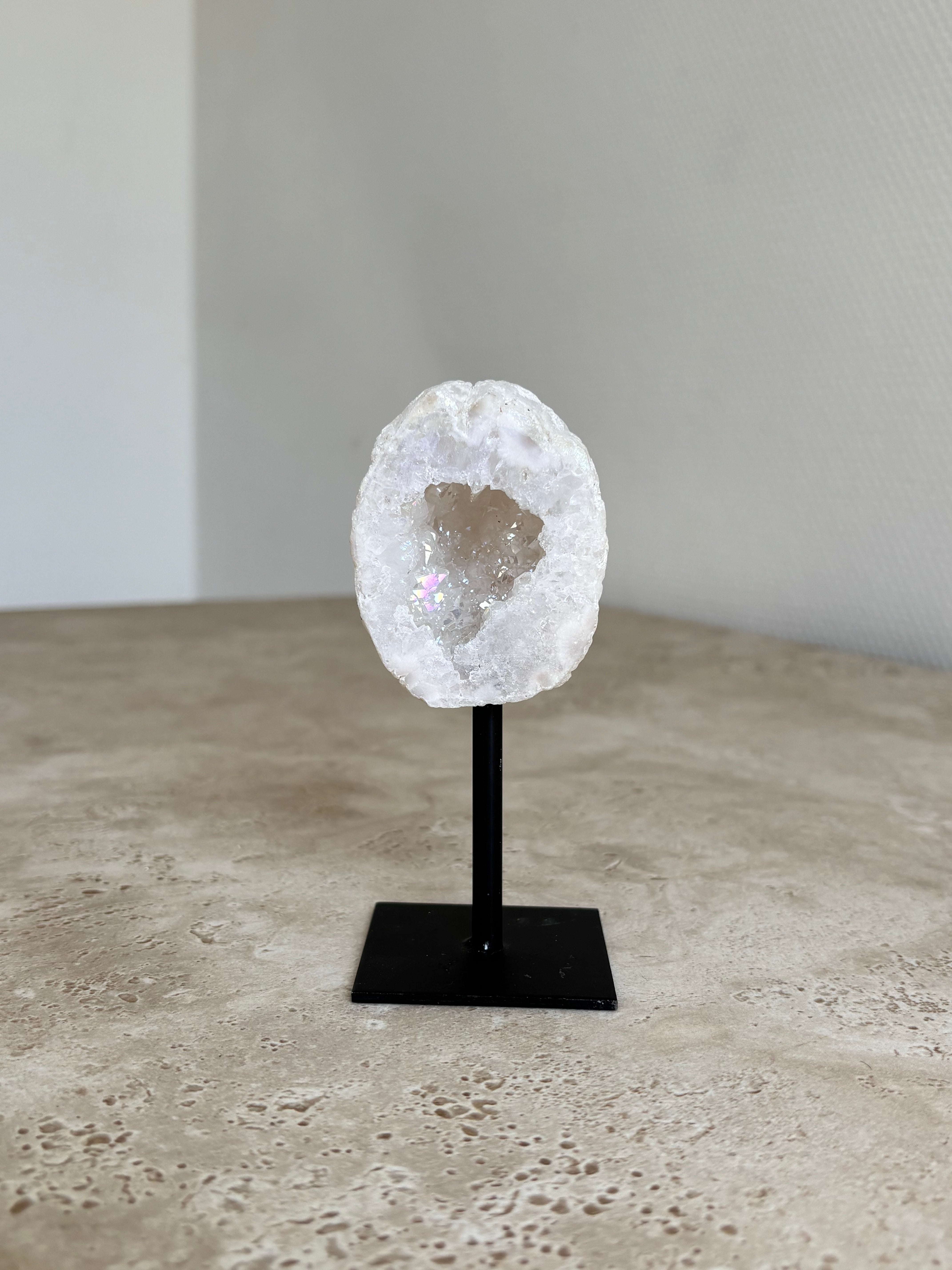 Bergkristal geode Angel aura