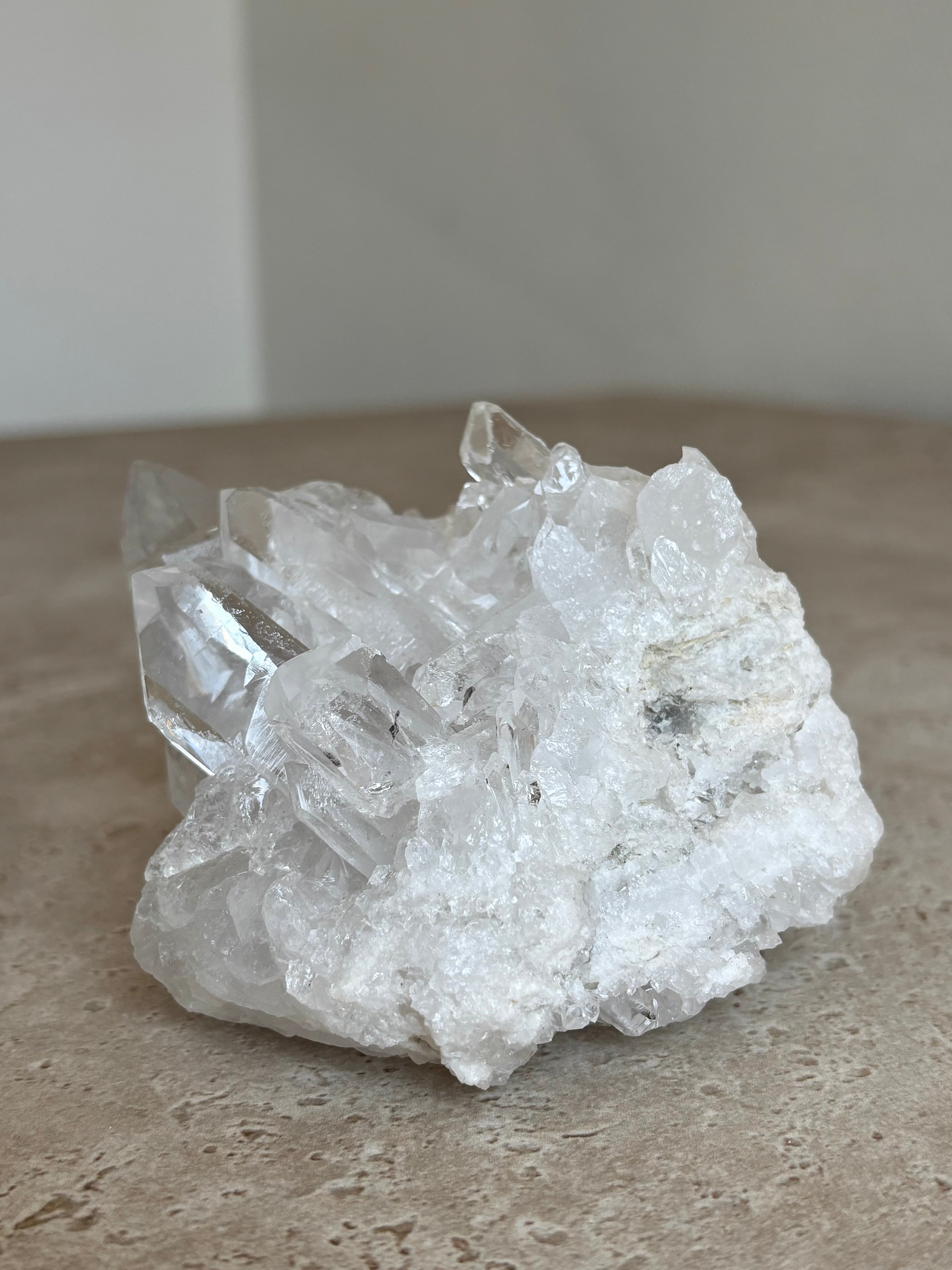 Bergkristal cluster