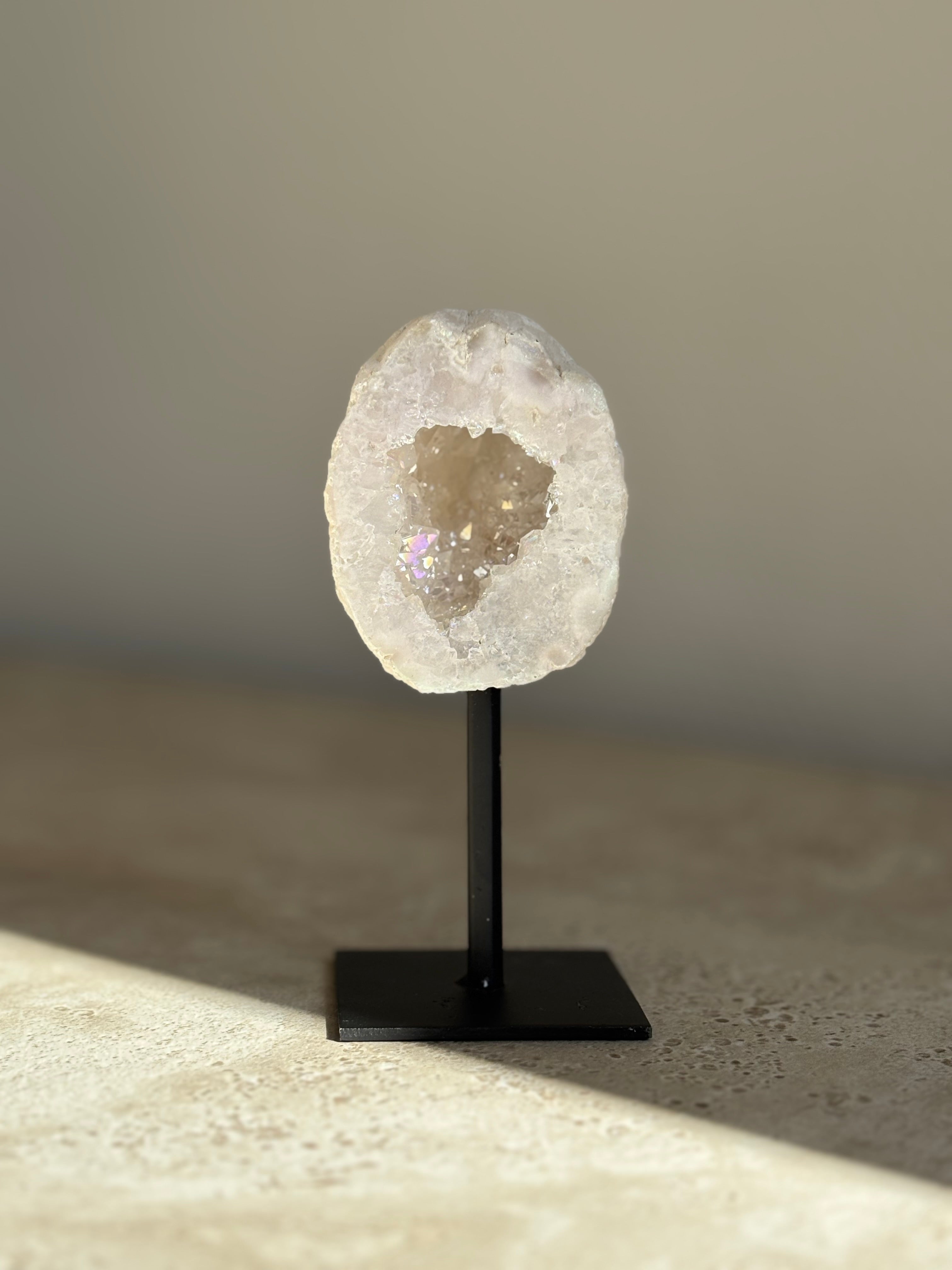 Bergkristal geode Angel aura