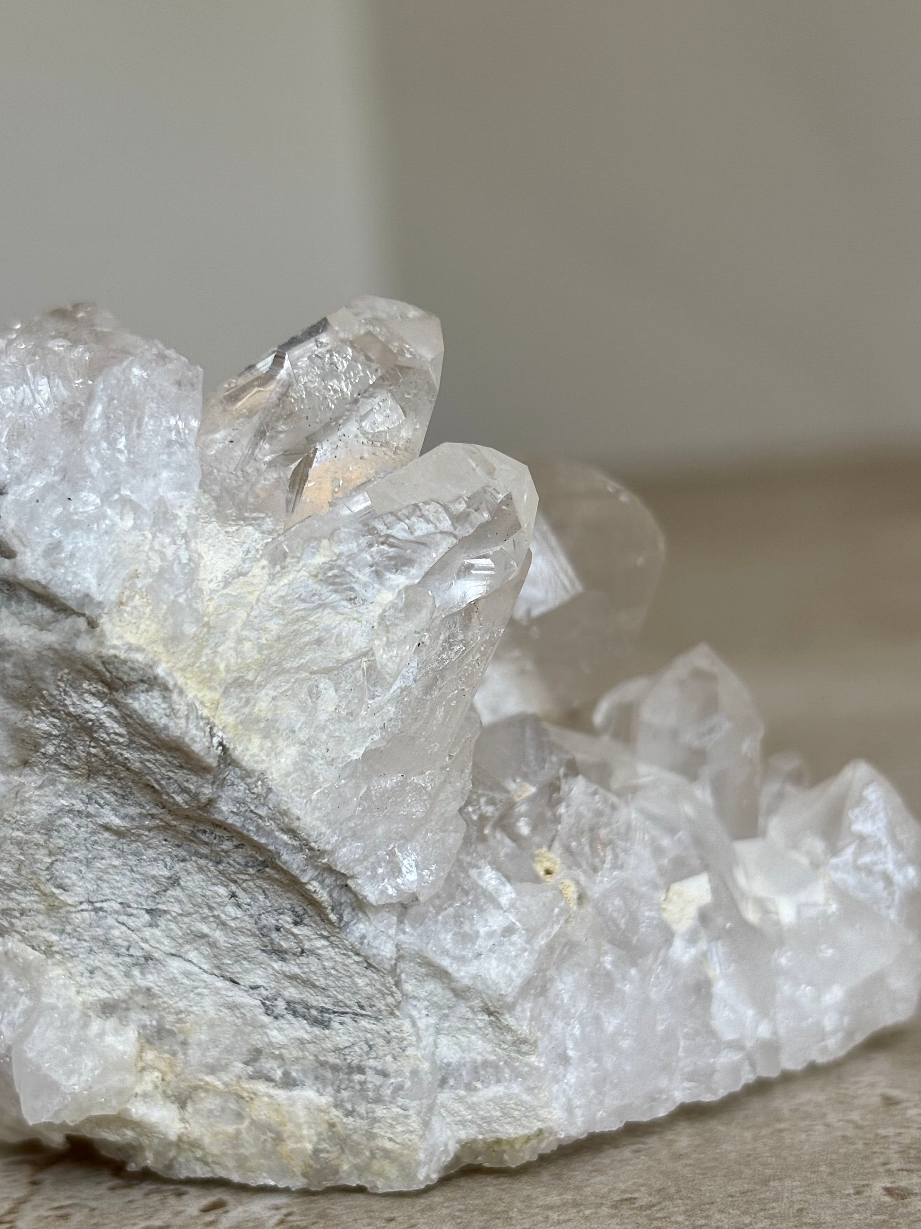Bergkristal cluster