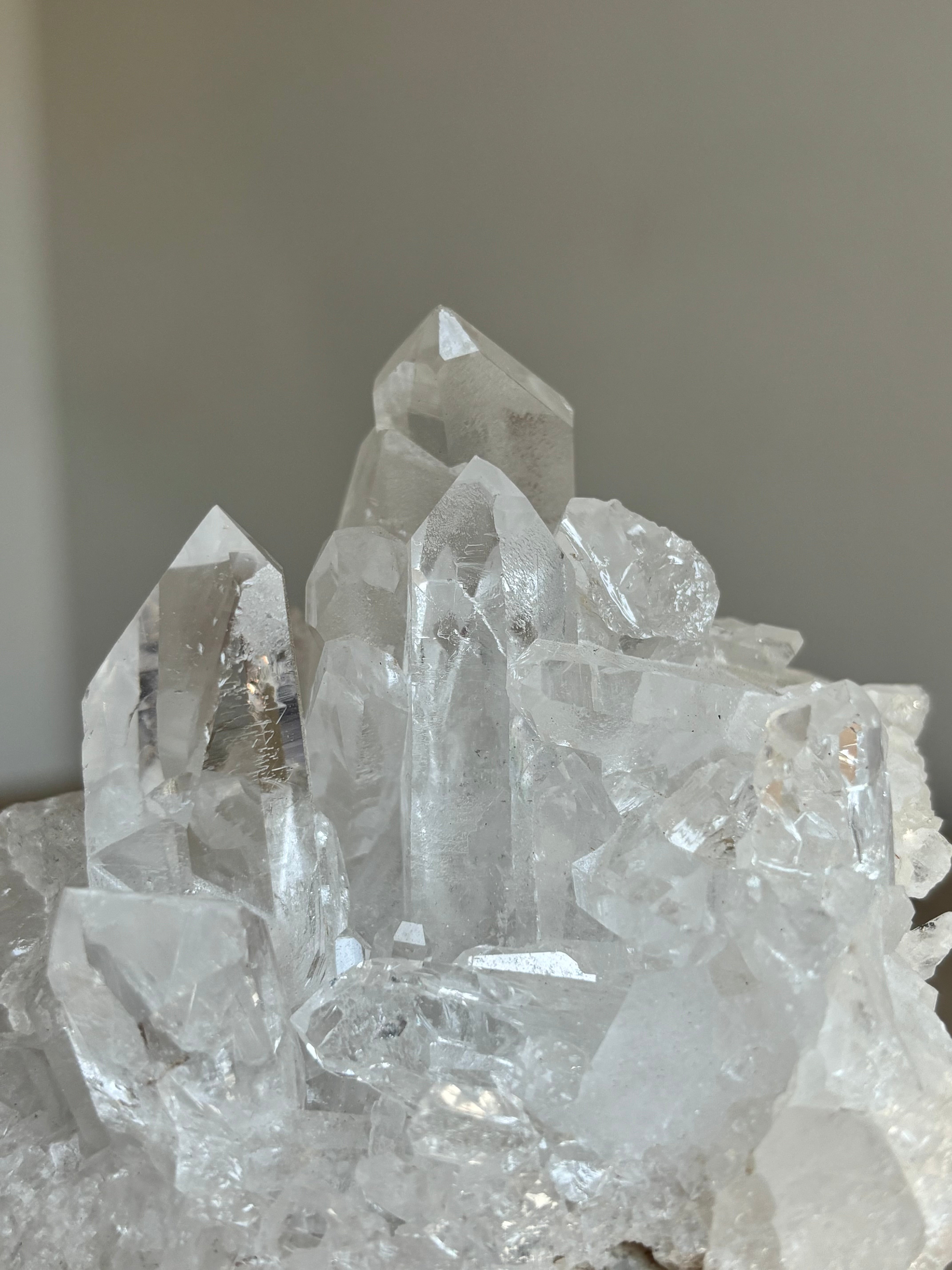 Bergkristal cluster