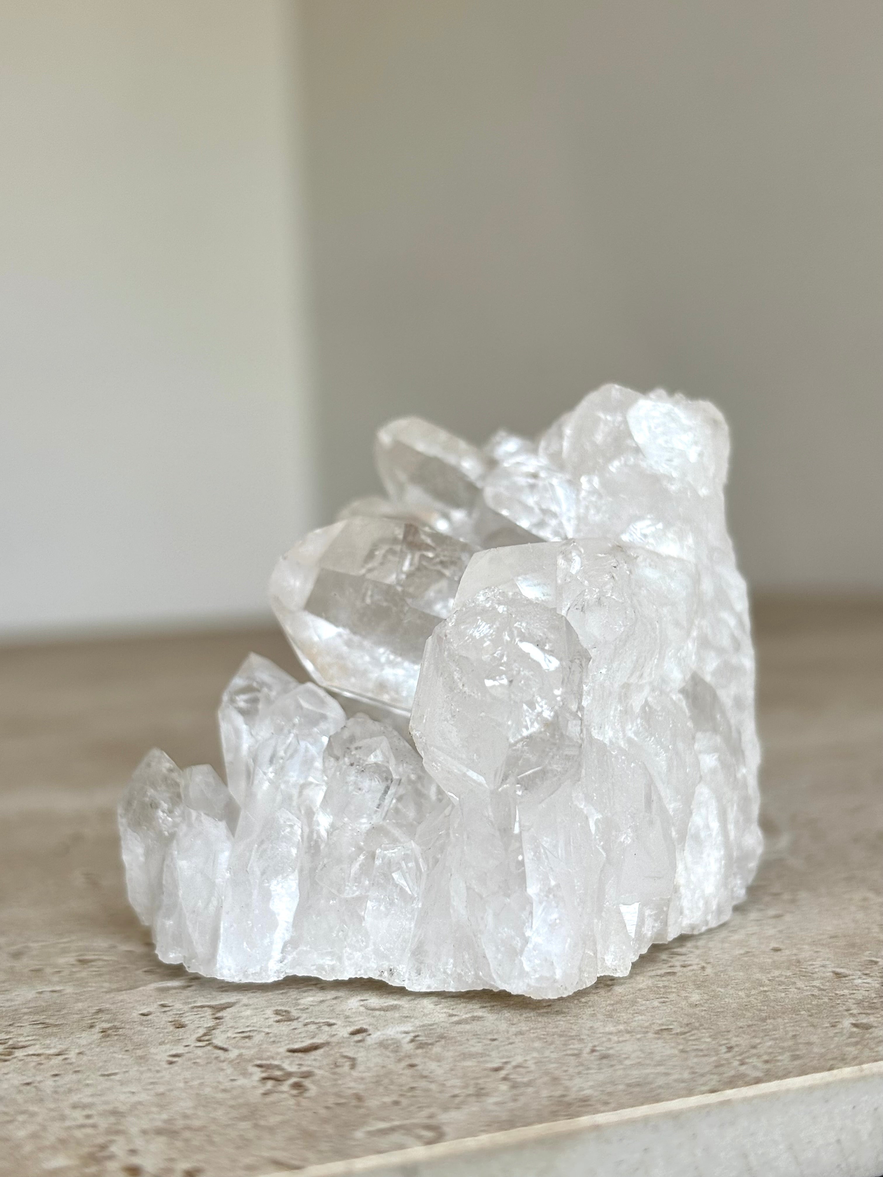 Bergkristal cluster