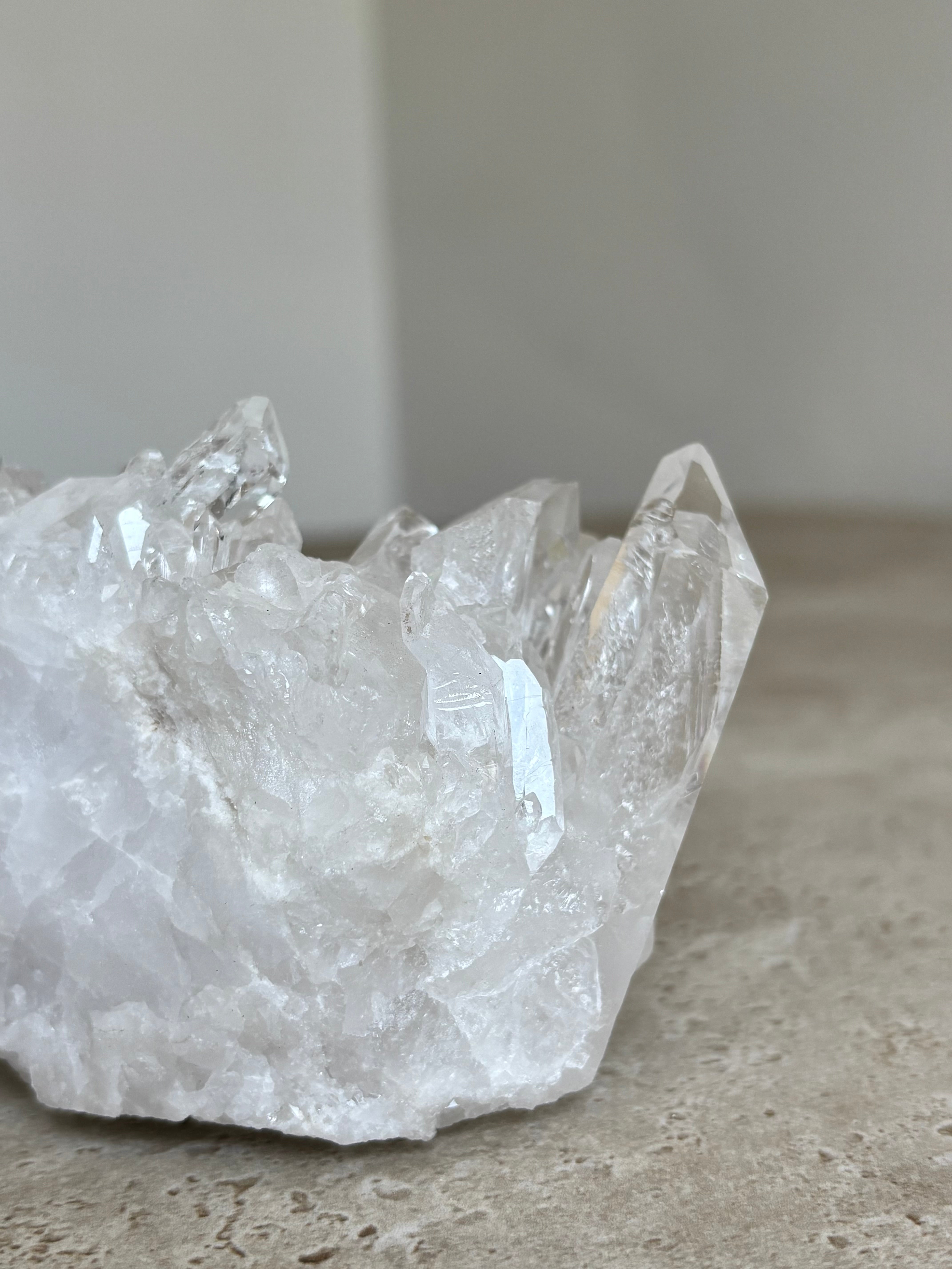 Bergkristal cluster