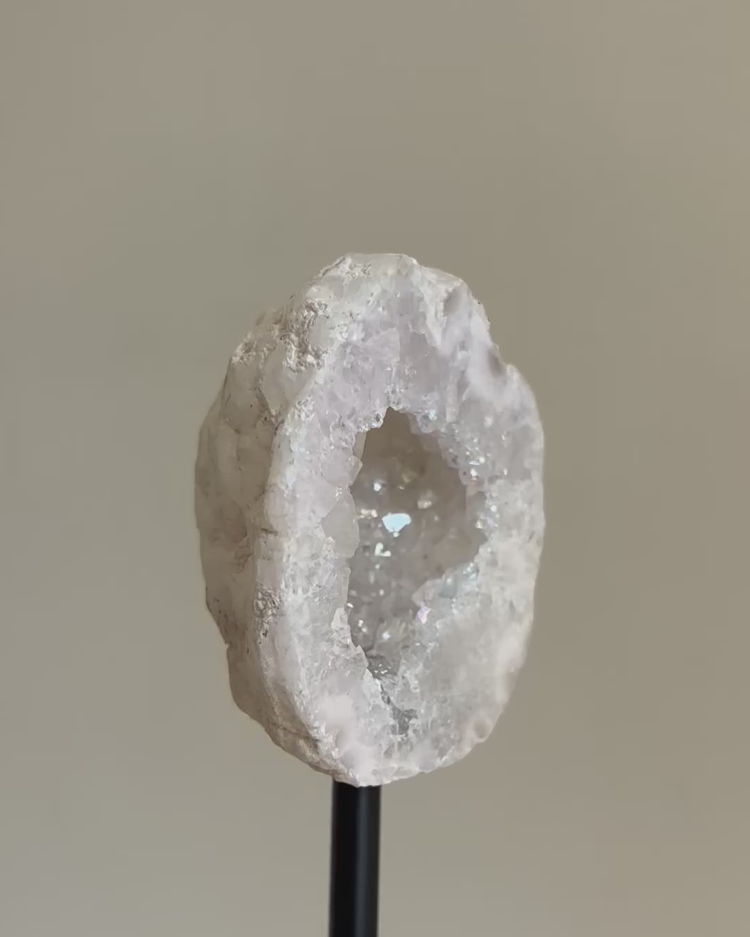 Bergkristal geode Angel aura