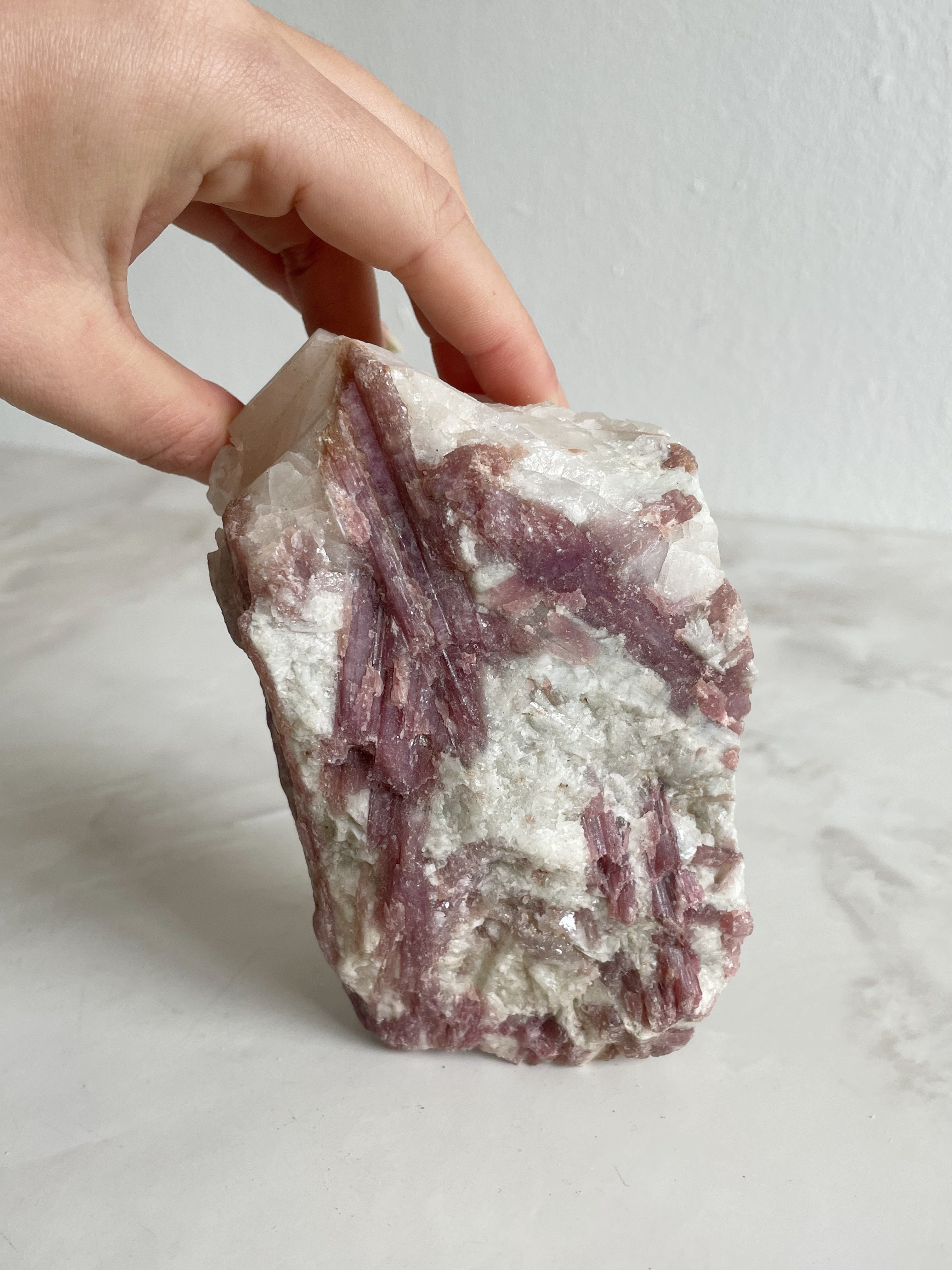 Roze Toermalijn ruw